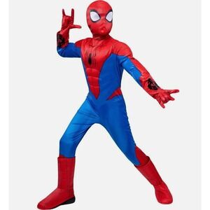 Jazwares Child's Marvels Amazing Spider-Man Deluxe Costume with Jumpsuit & Mask